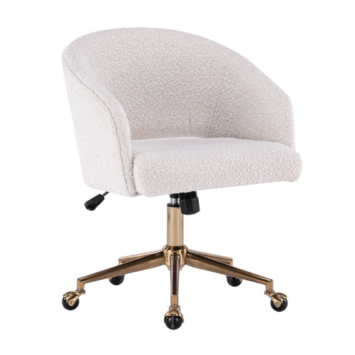 Boucle discount office chair